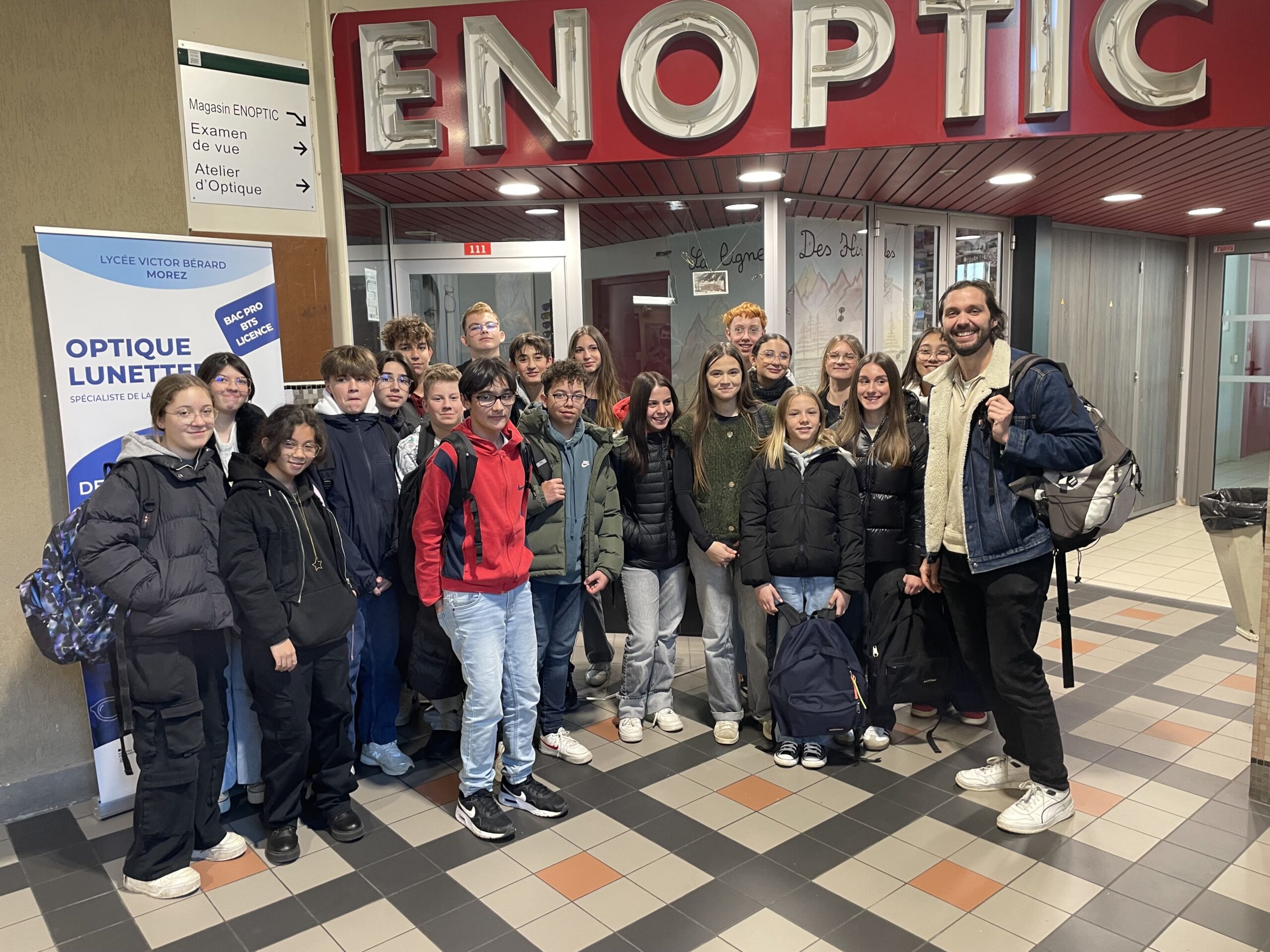 You are currently viewing Les métiers de l’optique à la loupe des collégiens de Chaussin