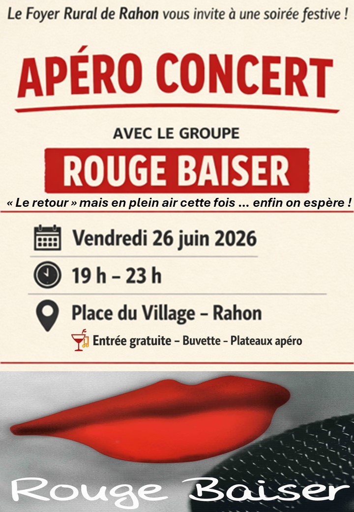 You are currently viewing Apéro concert du Foyer rural de Rahon