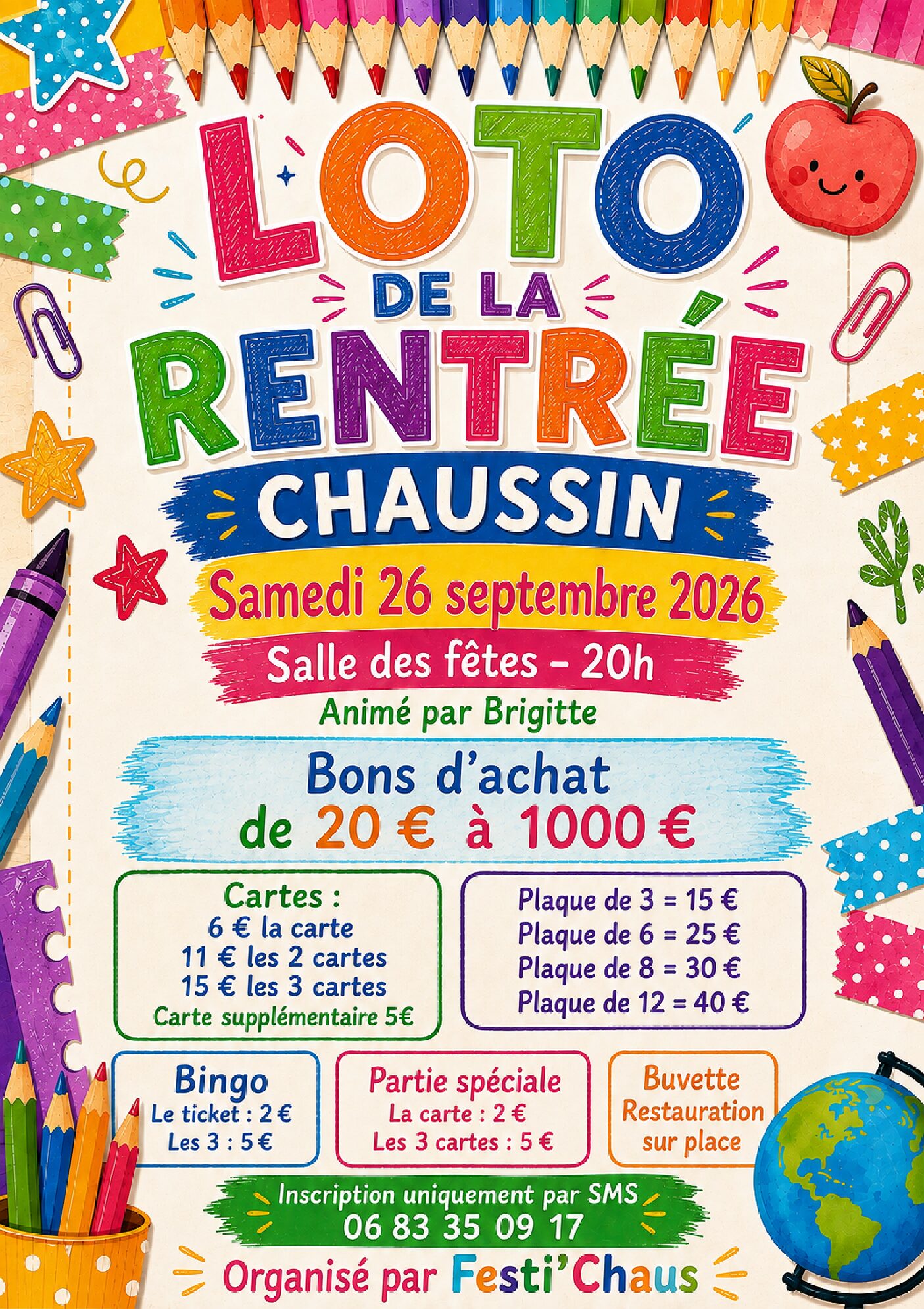 You are currently viewing LOTO de la rentrée – Festi&rsquo;Chauss