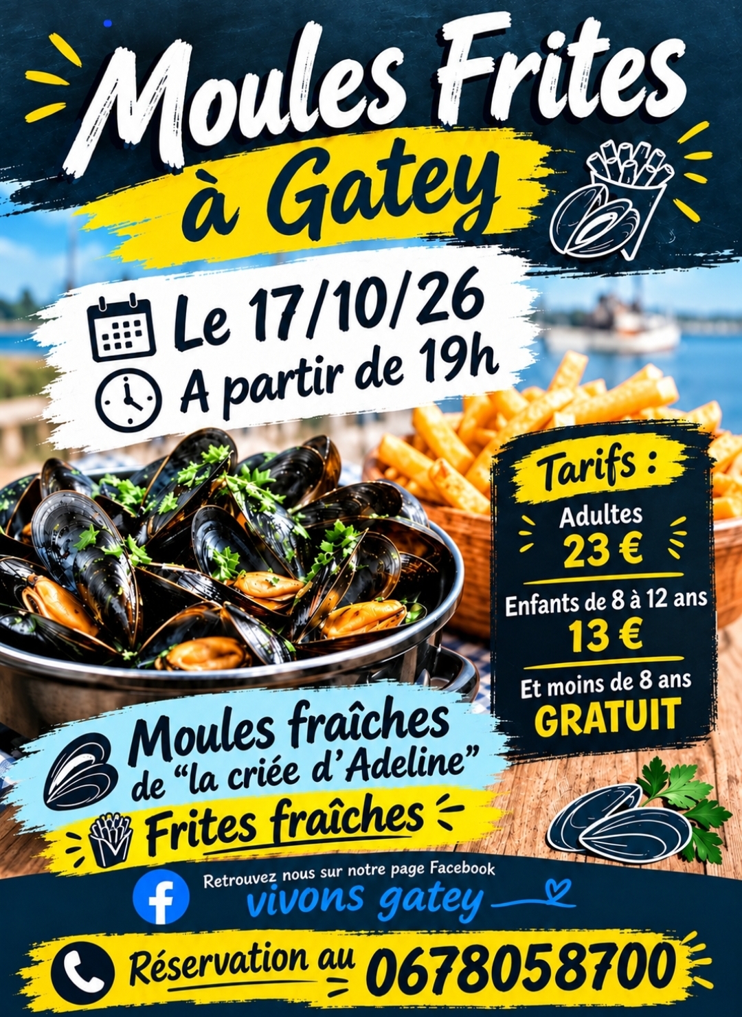 You are currently viewing Moules Frites à Gatey !